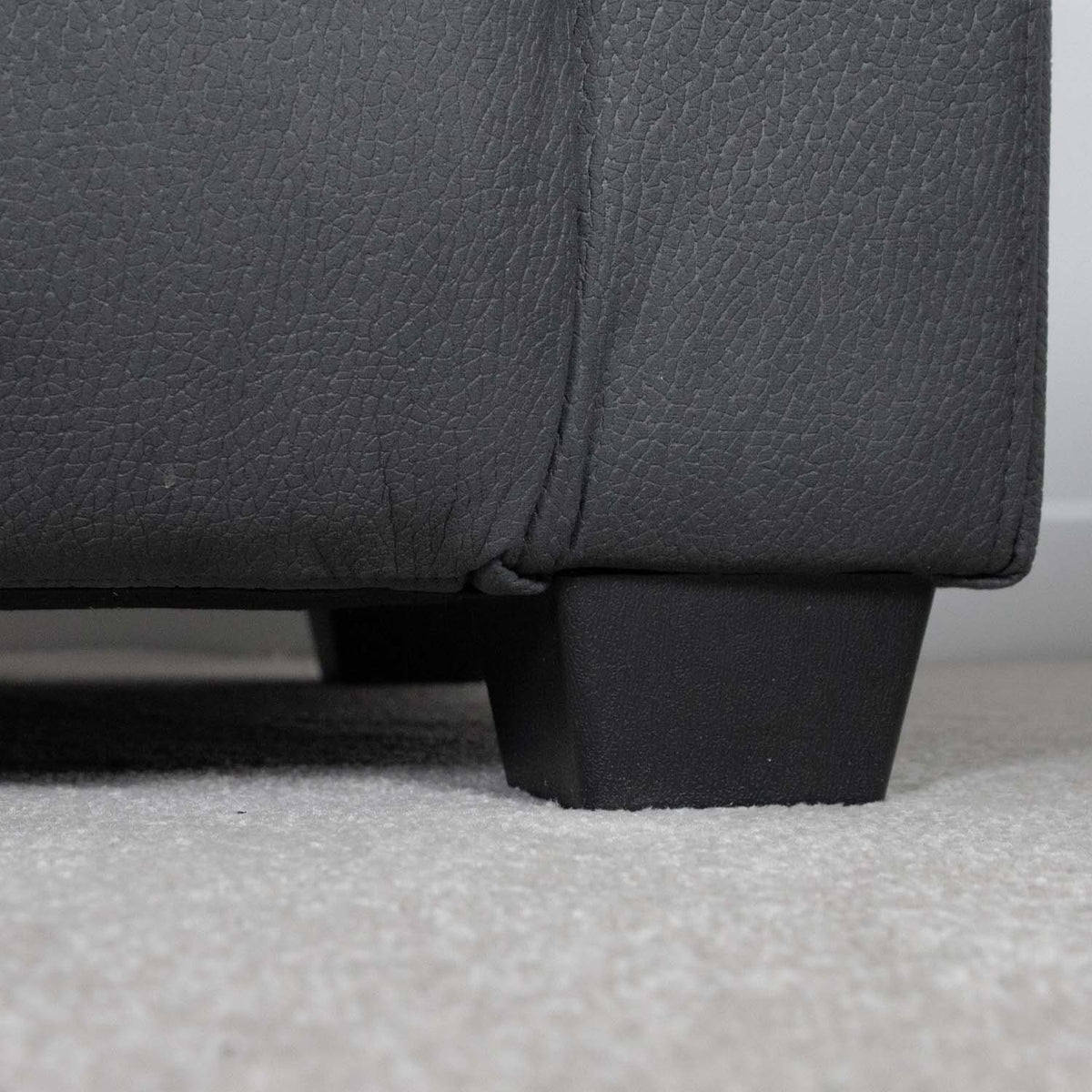 Alaska Grey Full Fabric 3 Piece Sofa Suite