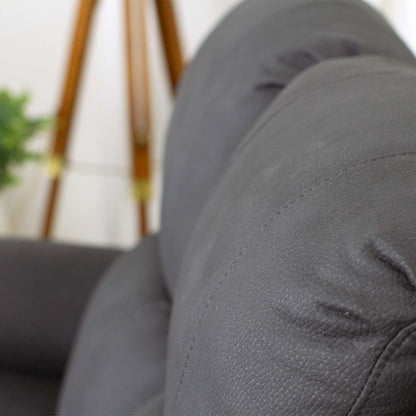 Alaska Full Fabric Reclining Sofa Suite 3 + 2 - Grey