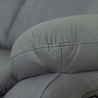 Alaska Full Fabric Reclining Sofa Suite 3 + 2 - Grey
