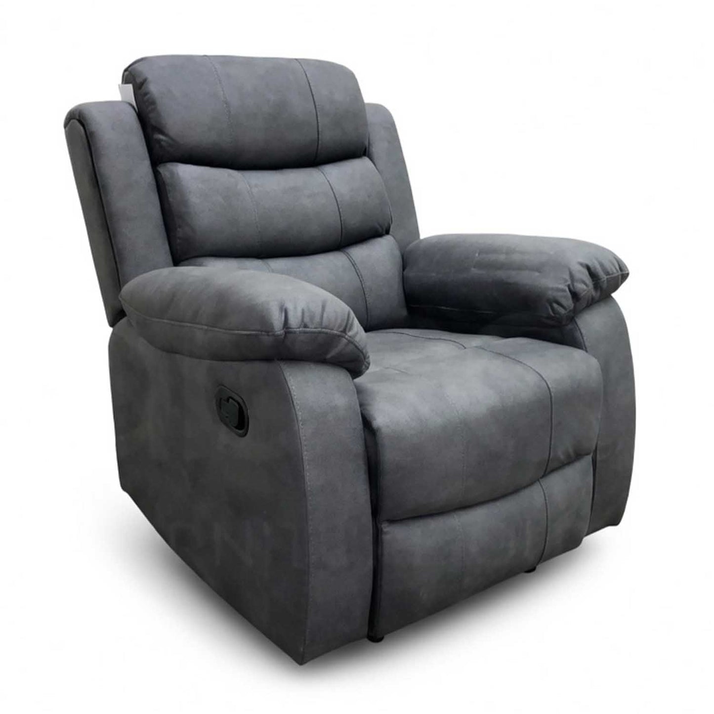 Alaska Grey 3 Piece Reclining Sofa Suite