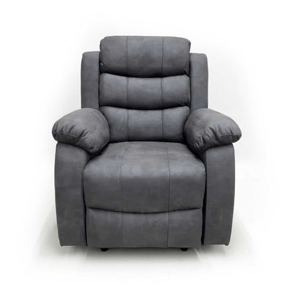 Alaska Grey 3 Piece Reclining Sofa Suite