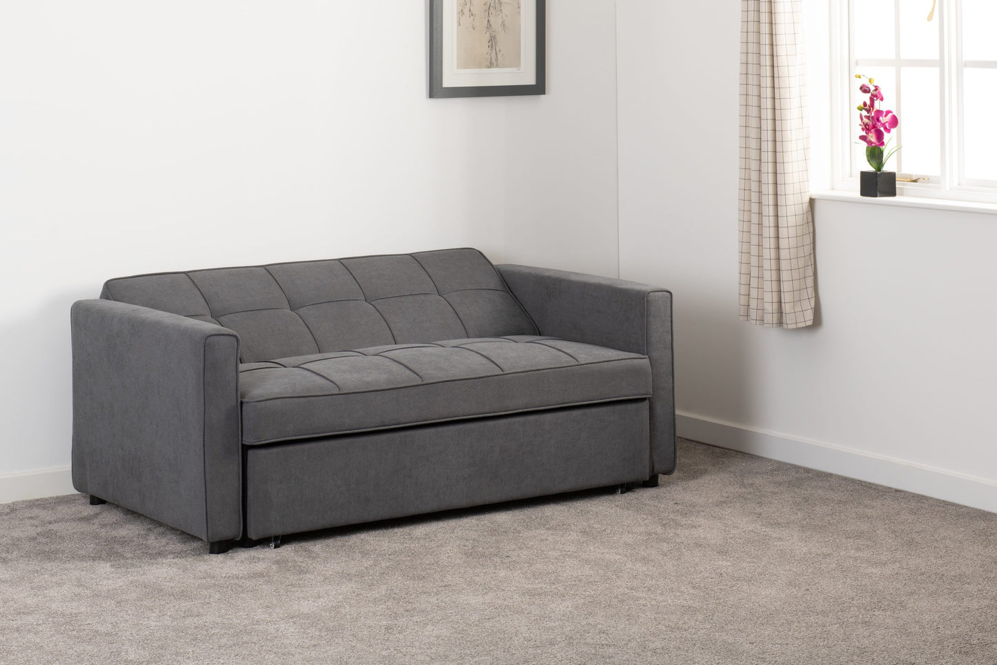 Astoria 2 Seater Fabric Sofa Bed - 3