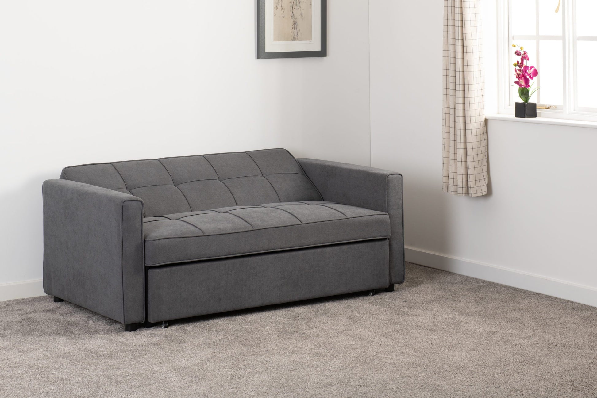Astoria 2 Seater Fabric Sofa Bed - 3