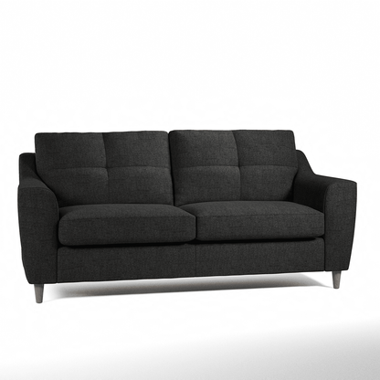 Baxter Tufted Fabric 3 Seater Sofa