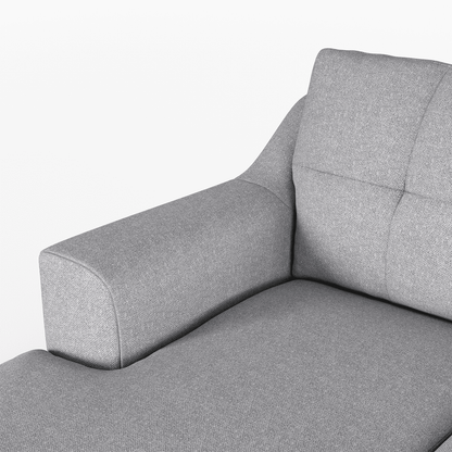 Baxter Fabric L Shaped 3 Seater Corner Sofa With Chaise - 5