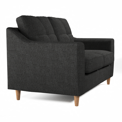 Baxter Tufted Fabric 2 Seater Sofa