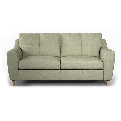Baxter Tufted Fabric 3 Seater Sofa