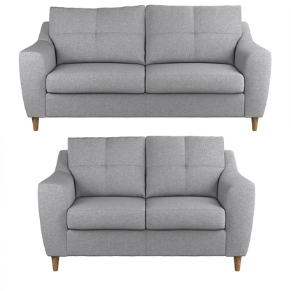 Baxter Tufted Fabric Sofa Suite