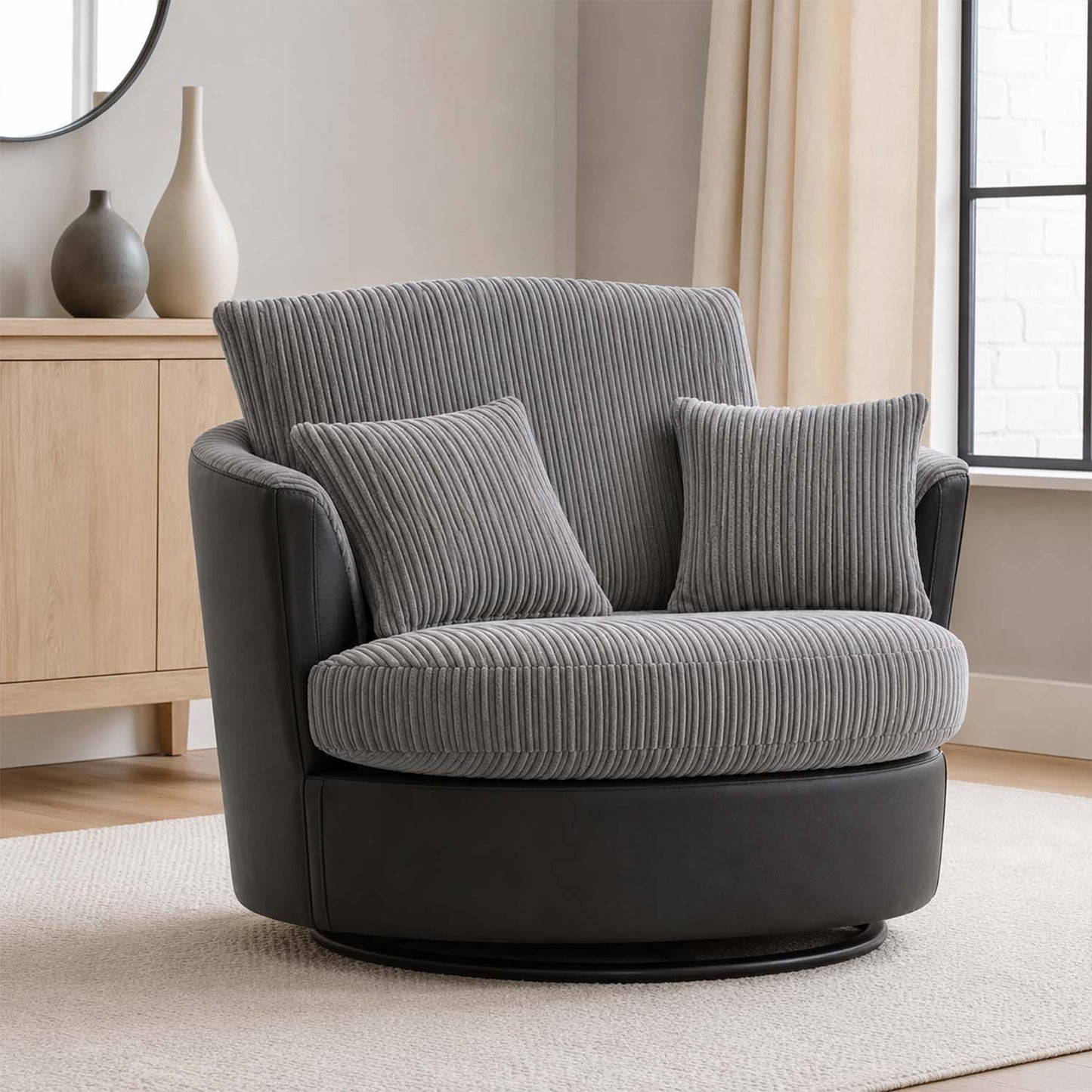Luxor / Ferguson / Delta Cord Swivel Chair