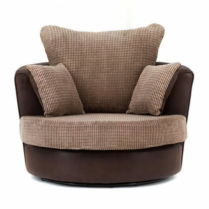Luca Fabric Swivel Chair