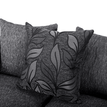 Byron Dundee Chenille Fabric 3 Seater Sofa - 4