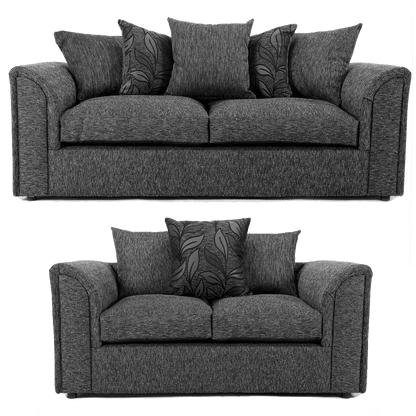 Byron Dundee Chenille Fabric Sofa Suite