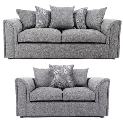 Byron Dundee Chenille Fabric Sofa Suite
