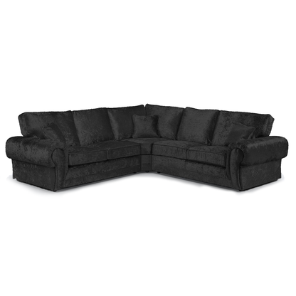 Chelsea Crushed Velvet Full Back 5 Seater Corner Sofa