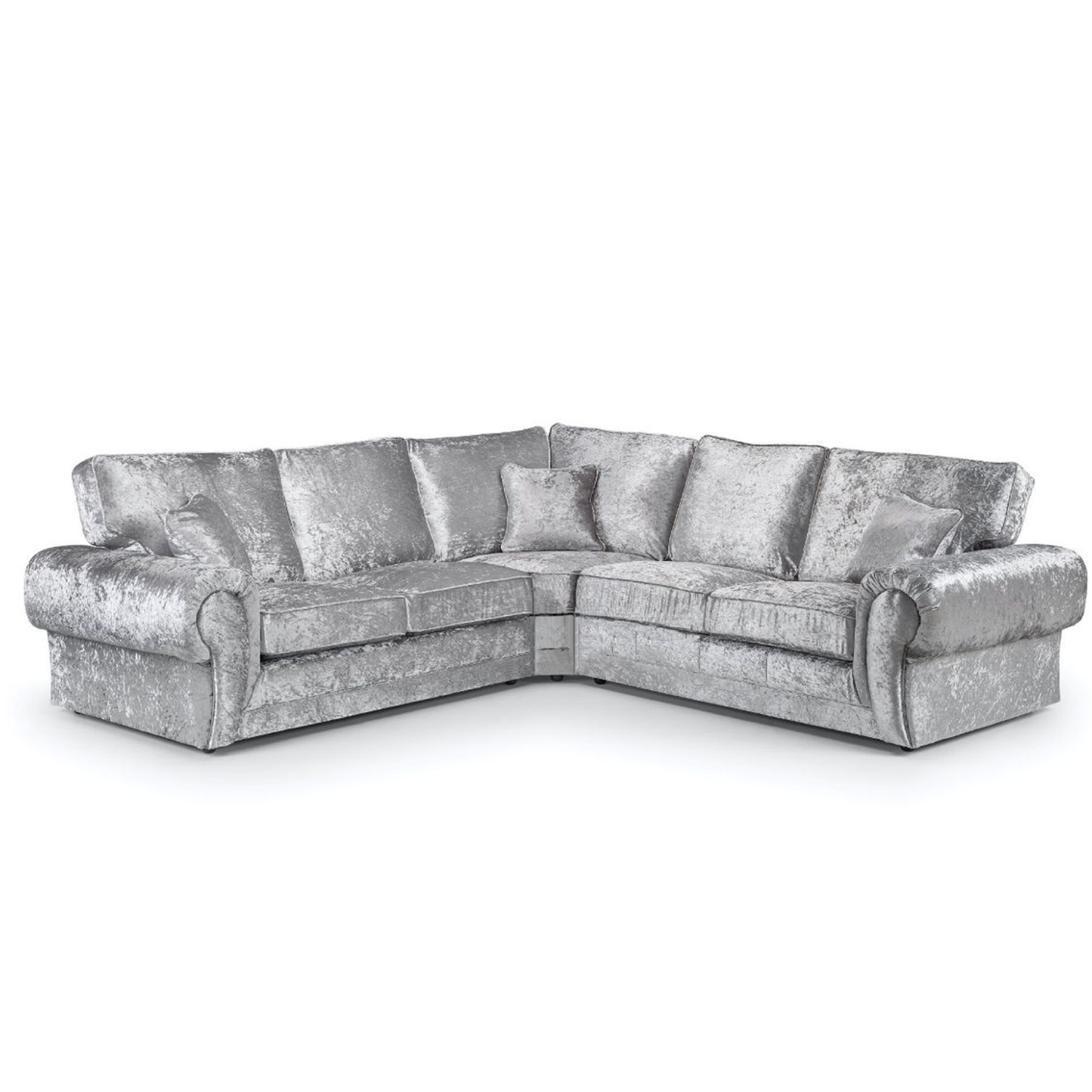 Chelsea Crushed Velvet Full Back 5 Seater Corner Sofa