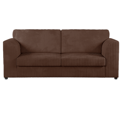 Luxor Full Jumbo Cord 3 Seater – Full Back