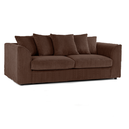 Luxor Full Jumbo Cord 3 Seater - Scatter Back