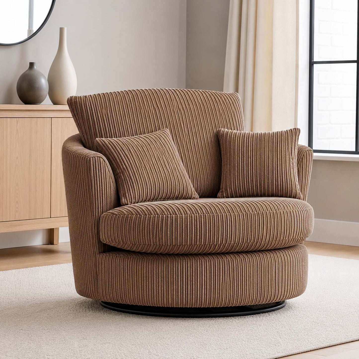 Luxor / Ferguson / Delta Cord Swivel Chair