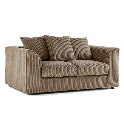Luxor Full Jumbo Cord 2 Seater - Scatter Back