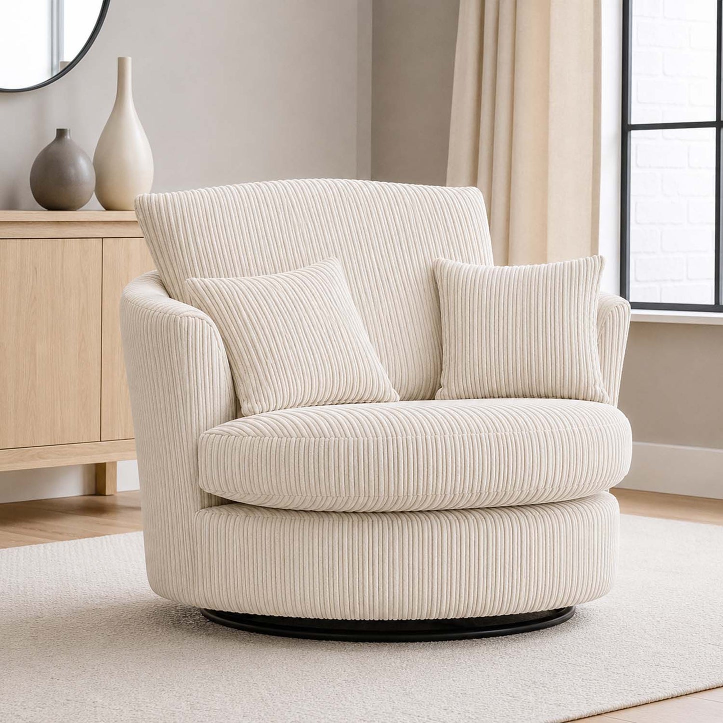 Luxor / Ferguson / Delta Cord Swivel Chair