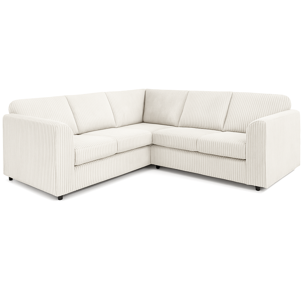 Ferguson Full Jumbo Cord 5 Seater 2 Corner 2 Sofa Full Back