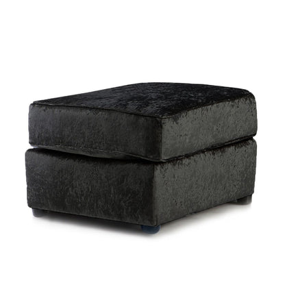 Chelsea / Crystal Crushed Velvet Footstool
