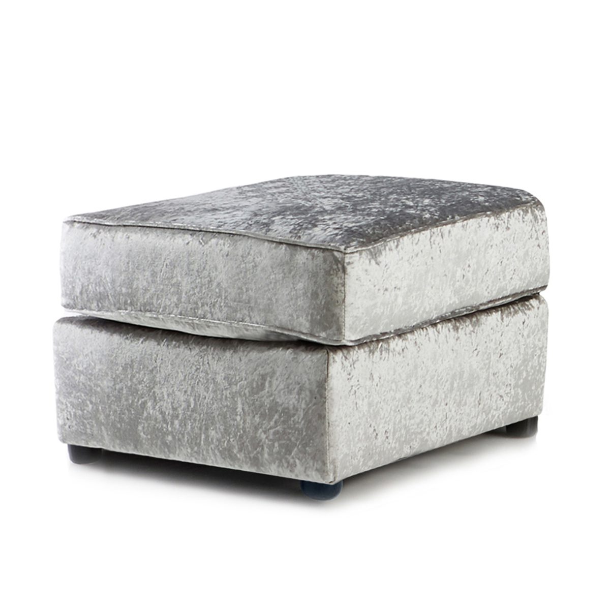 Chelsea Crushed Velvet Footstool - 2