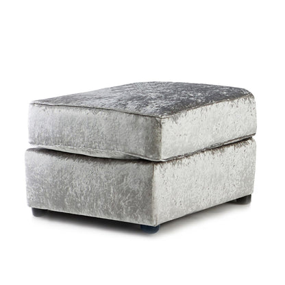 Chelsea Crushed Velvet Footstool - 2