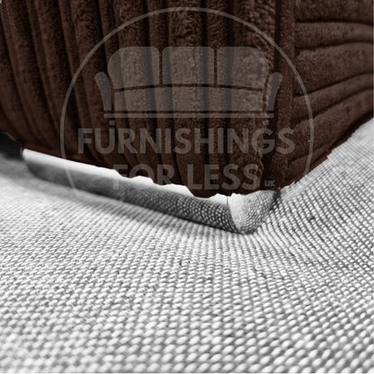 Delta Full Jumbo Cord 3 Seater Sofa - 2