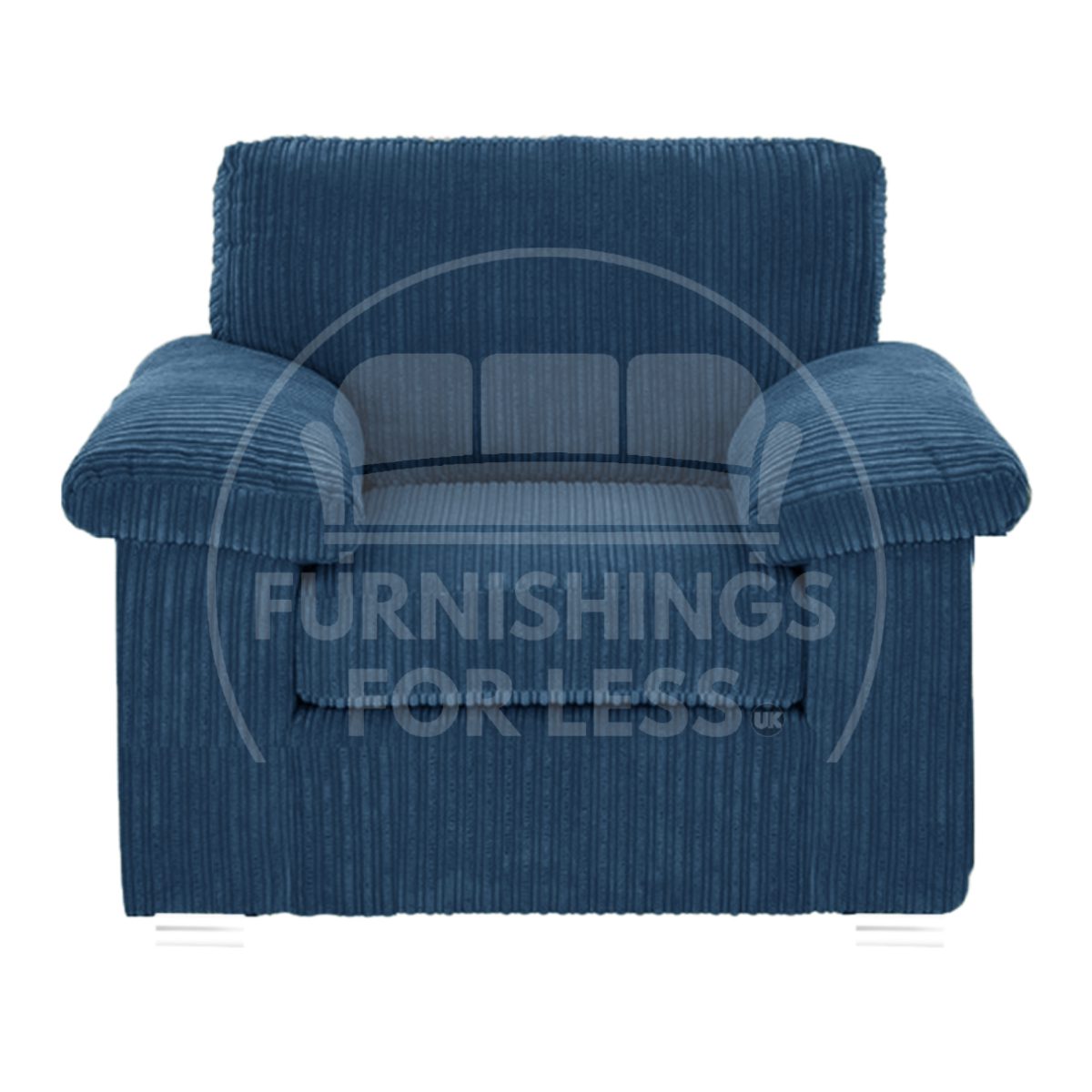Delta Full Jumbo Cord Single Seater Armchair