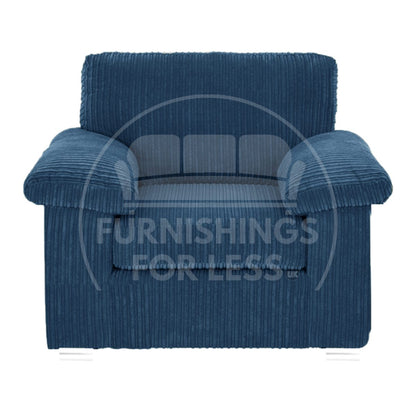Delta Full Jumbo Cord Single Seater Armchair