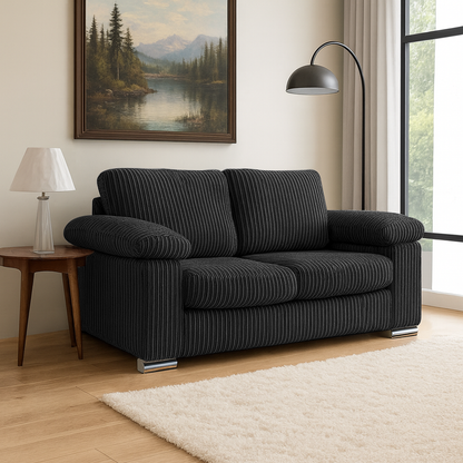Delta Full Jumbo Cord 2 Seater Sofa