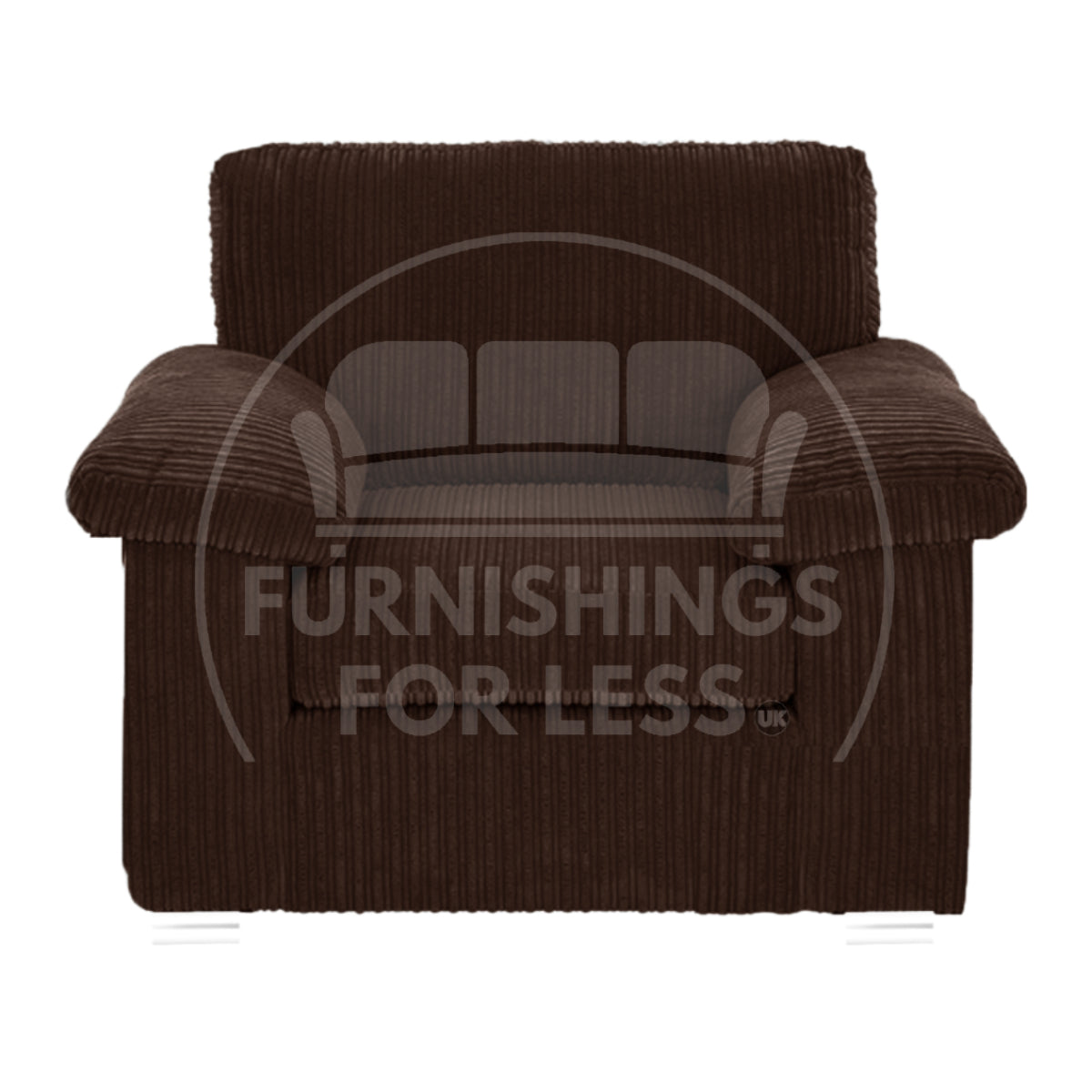 Delta Full Jumbo Cord Single Seater Armchair