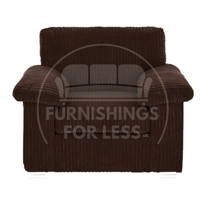 Delta Full Jumbo Cord Single Seater Armchair