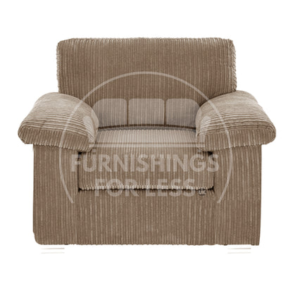 Delta Full Jumbo Cord Single Seater Armchair