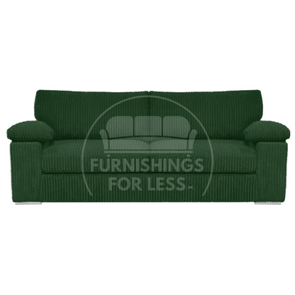 Delta Full Jumbo Cord 3 Seater Sofa