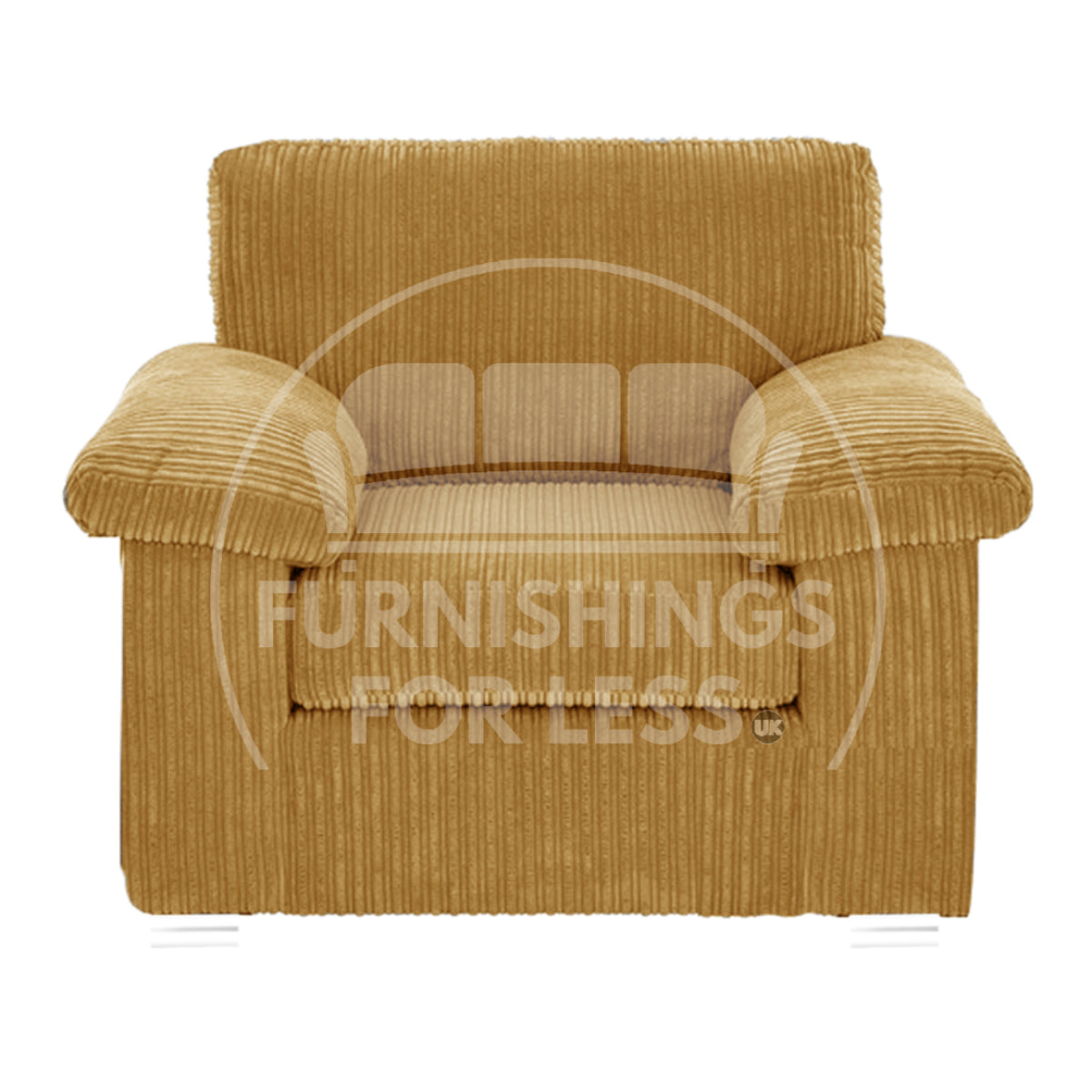 Delta Full Jumbo Cord Single Seater Armchair