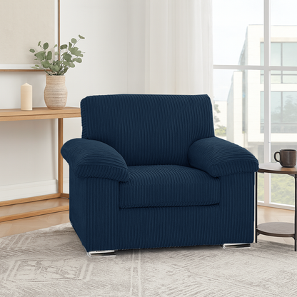 Delta Full Jumbo Cord Single Seater Armchair