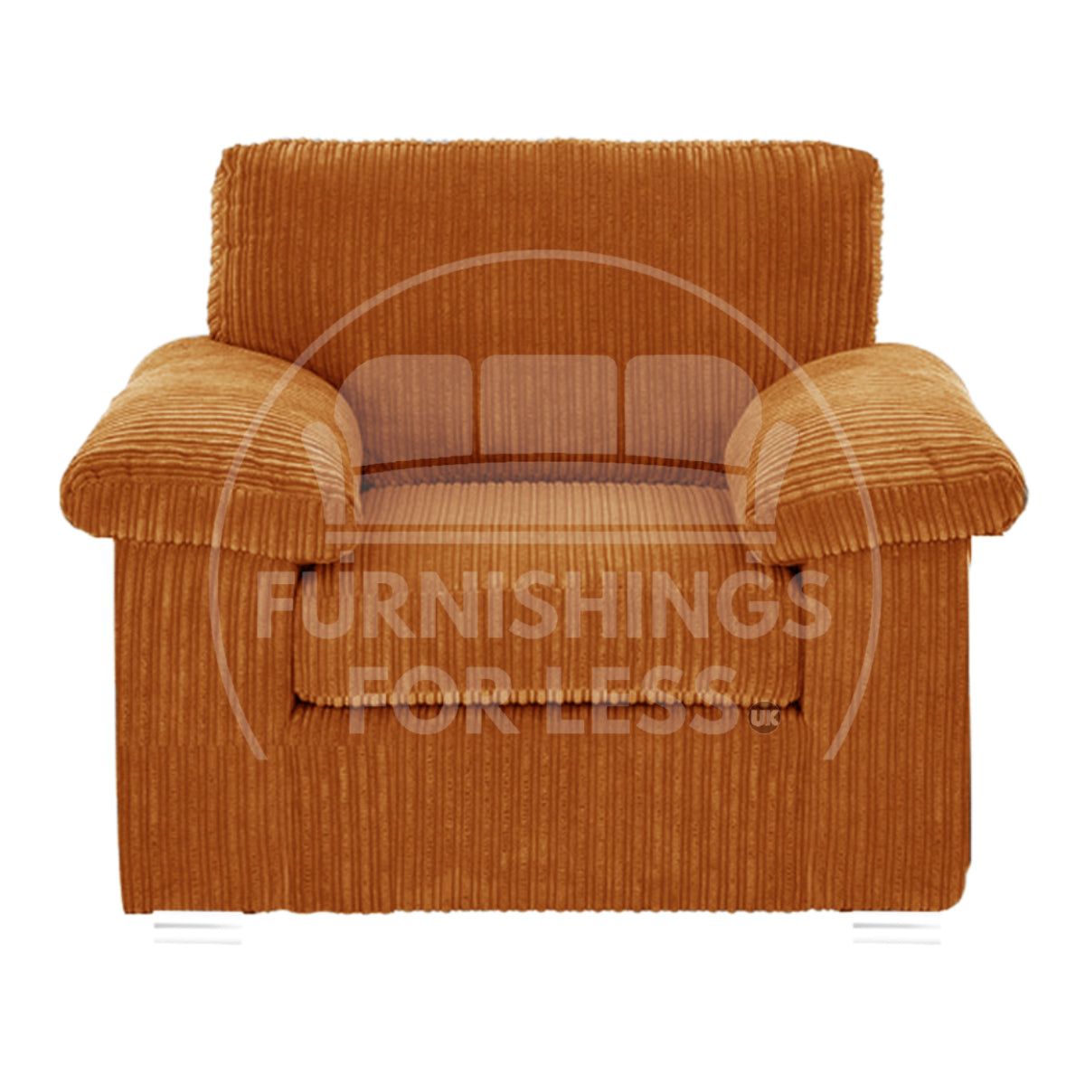 Delta Full Jumbo Cord Single Seater Armchair