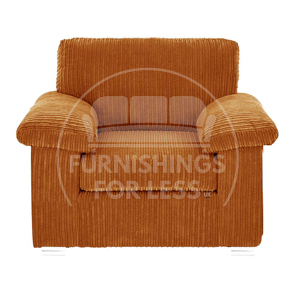 Delta Full Jumbo Cord Single Seater Armchair