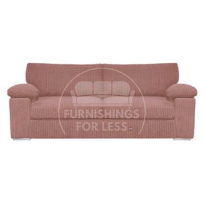 Delta Full Jumbo Cord 3 Seater Sofa