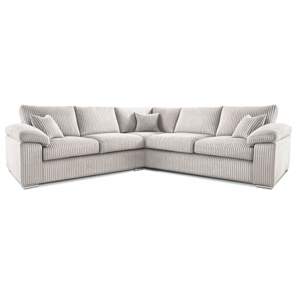 Delta Full Jumbo Cord 5 Seater Corner Sofa
