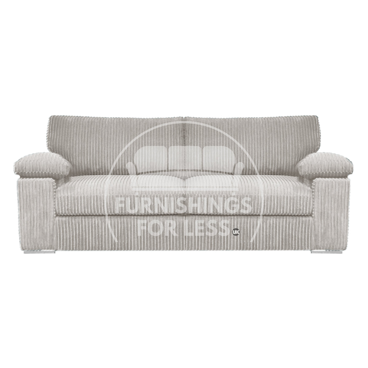 Delta Full Jumbo Cord 3 Seater Sofa