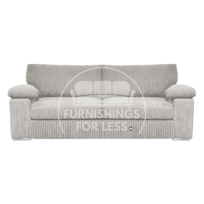 Delta Full Jumbo Cord 3 Seater Sofa