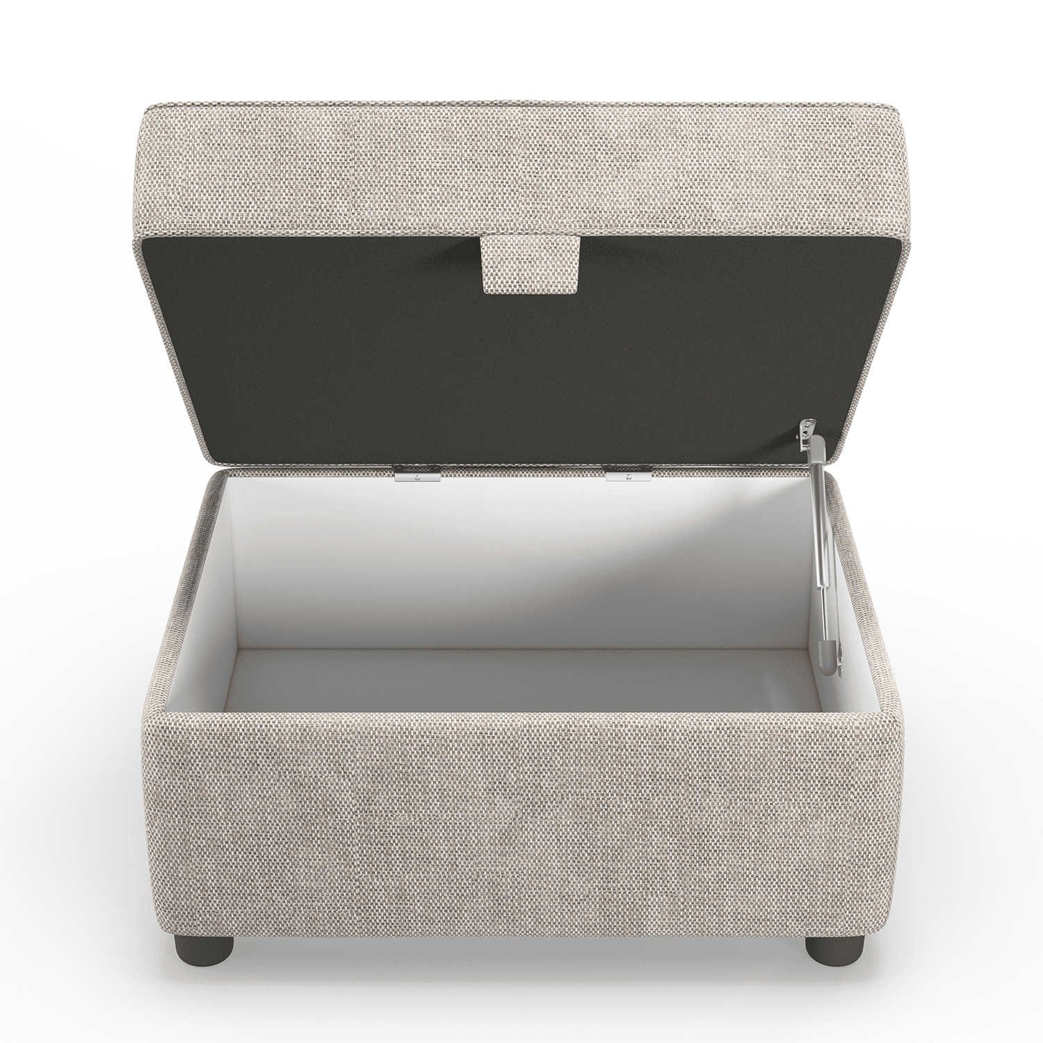 Edgar Fabric Ottoman Footstool - 2
