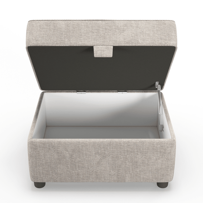 Edgar Fabric Ottoman Footstool - 2