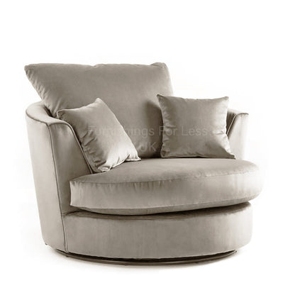 Brooklyn Plush Velvet Swivel Chair - 2