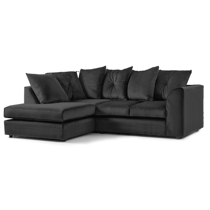 Fernando Plush Velvet Corner Sofa