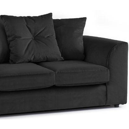 Fernando Plush Velvet Fabric 2 Seater Sofa - 2