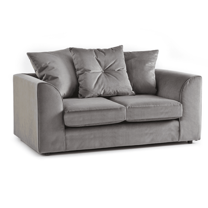 Fernando Plush Velvet Fabric 2 Seater Sofa